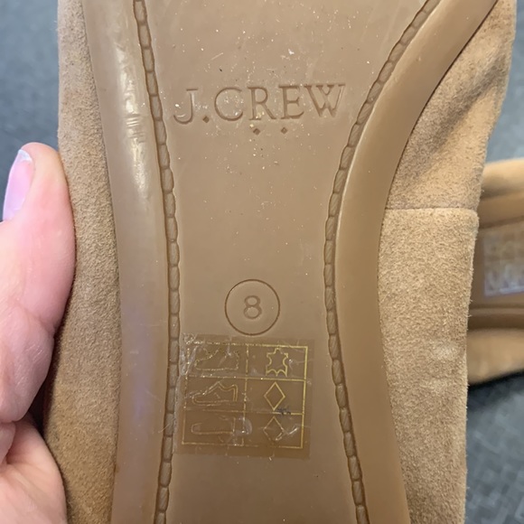J Crew “Cora” Camel Suede Flats sz:8 *like new* - Picture 9 of 9